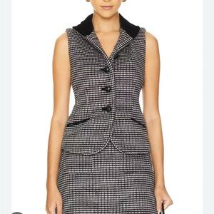 Cara Cara Vora Vest in Check Plaid